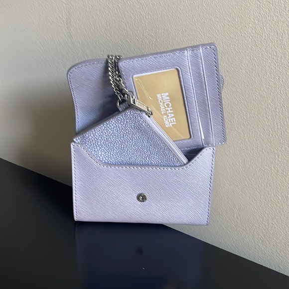 NEW/MICHAEL Michael Kors Juliana Medium Leather Flap Wallet/Wallet - Picture 3 of 9